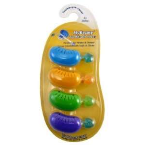  Smiley My Beamy Toothbrush Covers 4s (3 Pack) with Free Nail File 