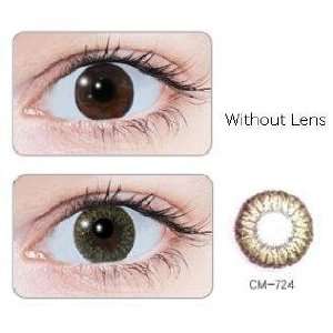  Colored Cosmetic Lens in Two Tone Brown Hazel Health 