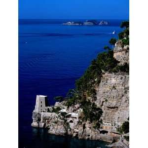  Amalfi Coastline, Torre Clavel, Positano, Italy Stretched 