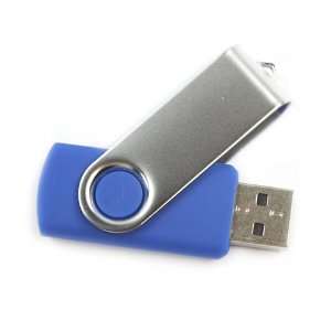  4GB USB2.0 Flash Memory Drive Thumb Swivel Design Blue 