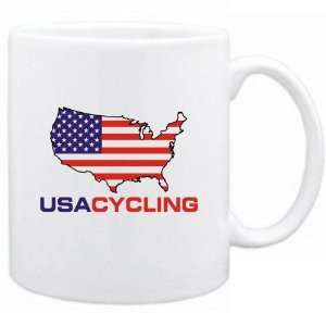  New  Usa Cycling / Map  Mug Sports