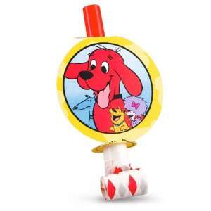  Clifford The Big Red Dog Blowouts (8) Party Supplies Toys 