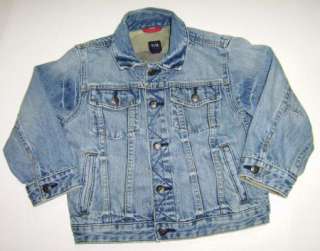 Baby Gap Boy Jean Spring Denim Jacket 5 5T EUC  