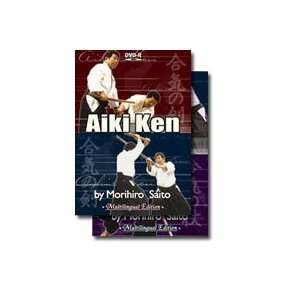  Aiki Ken & Jo by Morihiro Saito 2 DVD Set Sports 