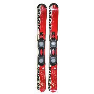 Magic Ride Snow Blades mini skis & Bindings 99cm:  Sports 