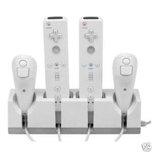 TWIN CHARGING STATION Wii CONTROLLER WiiMOTE CHARGER  