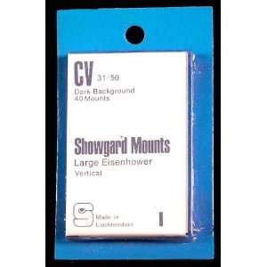  Showgard Pre Cut Black Stamp Mounts Size CV31/50 