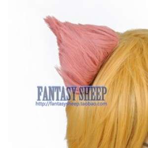 Cats ponytail Pink Cosplay Wig  
