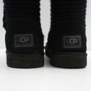 Ugg Australia Black Classic Cardy Boots US 5  