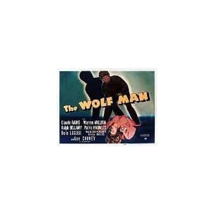  Wolf Man Movie Poster, 14 x 11 (1941)