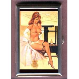 SHOWGIRL PIN UP GIRL FINE ART Coin, Mint or Pill Box: Made 