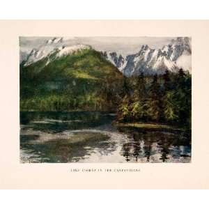   Carpathian Mountains Landscape   Original Color Print