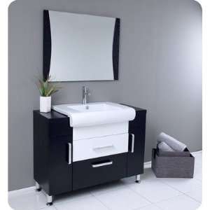   Vita Modern Bathroom Vanity with Wenge Wood Finish