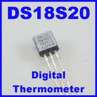 pcs DS18S20 DS1820 1 Wire Digital Thermometer Dallas  