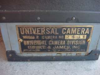 Vintage Burke & James Universal Camera Model A  