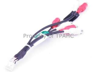 Pioneer AVH P7500DVD AVH P76000DVD RCA Harness Cable Wire Plug 