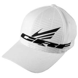  Honda Collection CRF Racing Hat , Color: White, Size: Sm 