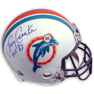  Larry Csonka Autographed Pro Line Helmet  Details Miami 
