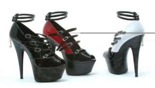 offering a multi strap peep toe pump with a 2 platform and a 6 slim 