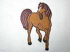 Felted Pony Horse Embroidered Iron On Patch 3.25 In