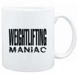    Mug White  MANIAC Weightlifting  Sports: Sports & Outdoors