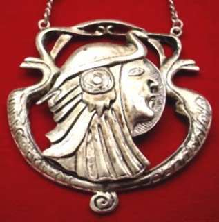 Costumes Ancient Egyptian Portrait Necklace in Gold or Silver