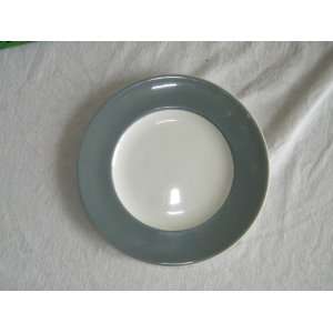  Vntg Wedgwood Grey Gray Band Bone China Salad Plate 3570 