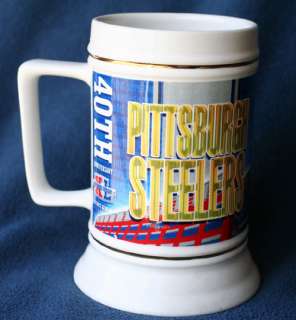 Super Bowl XL Pittsburgh Steelers Beer Stein 2004 Mug  