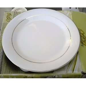 American Atelier Imperial Gold 4 Pc Salad Plates: Kitchen 