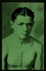 Sammy Dorfman Boxing 1928 Exhibit Supply Company Coupon Card Jewish 