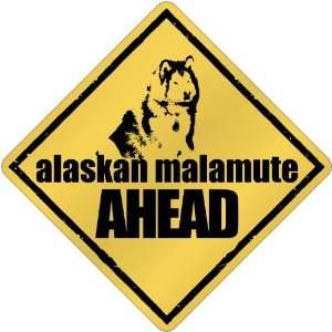   : New  Alaskan Malamute Bites Ahead !  Crossing Dog: Home & Kitchen