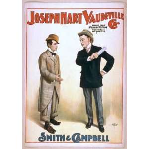  Poster Joseph Hart Vaudeville Co. direct from Weber and 