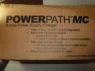 Wheelock PowerPath 24VDC 8 Amp Power Supply PS 24 8  