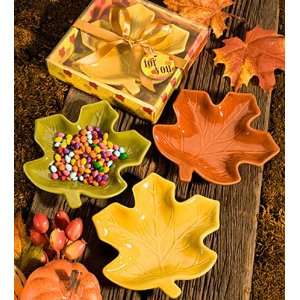  Bridal Shower / Wedding Favors : Autumn Leaf Candy Dishes 