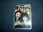 Van Halen Rare 1988 OU812 Foil Sticker Eddie Alex Sammy Hagar Michael 