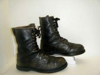 Mens Military Goth Steel Toe Boots sz 10R (#9511)  