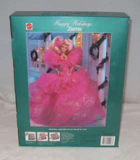 SPECIAL EDITION 1990 HAPPY HOLIDAYS HOLIDAY BARBIE MINT IN BOX #A 
