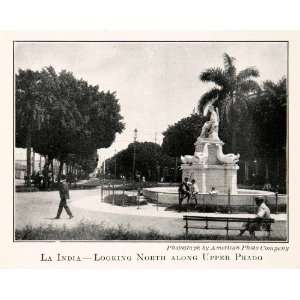 1910 Print Fuente De La India Cuba Upper Prado North Fountain Giuseppe 