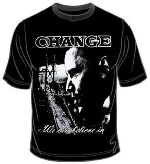 President Barack Obama CHANGE Hip Hop T Shirt 2XL TALL  