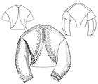 Truly Victorian sewing pattern for 1864 Spanish jacket all sizes TV444