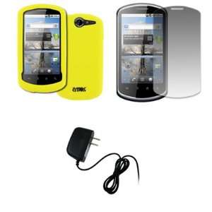  EMPIRE AT&T Huawei Impulse 4G Yellow Silicone Skin Case 