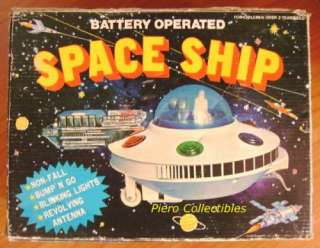 Space Ship   Battery Operated #959 Vintage  