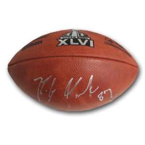 NFL New England Patriots Rob Gronkowski Autographed Super Bowl XLVI 