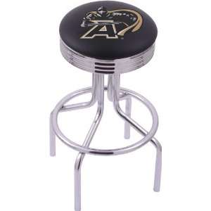 United States Military Academy Steel Stool with 2.5 Ribbed Ring Logo 