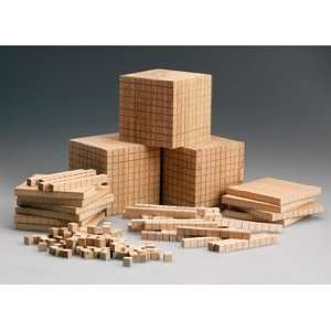   Learning Resources LER0130 Base Ten Place Value Set Wood: Toys & Games