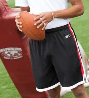 Rawlings Mens Athletic Flatback Mesh Shorts 5 COLORS  