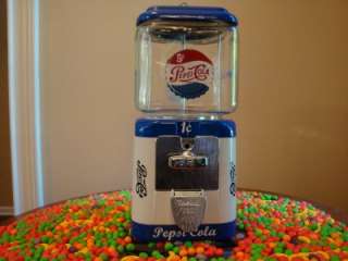 Vintage 1¢ Cent *PEPSI COLA* Gumball Machine Arcade Game Sign Coin Op 