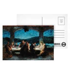  The Last Supper (oil on canvas) by Jean Alexandre Joseph Falguiere 