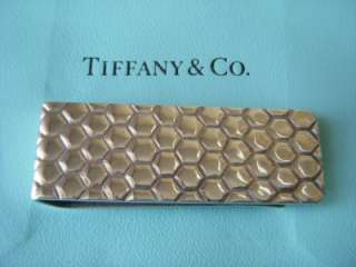Tiffany & Co. Sterling Hexagon Geometric Money Clip  