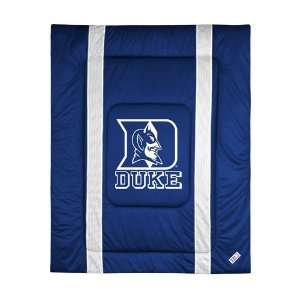  Duke Blue Devils Twin Size Sideline Comforter: Sports 